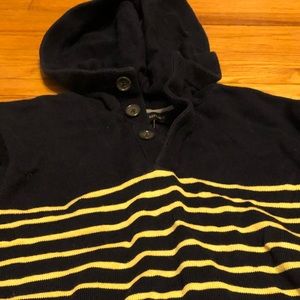 Banana Republic cotton sweater with hood.